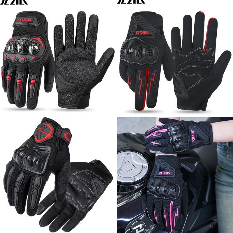 Motorcycle Gear For Woman - JCAA Summer Full Finger Motorcycle Gloves