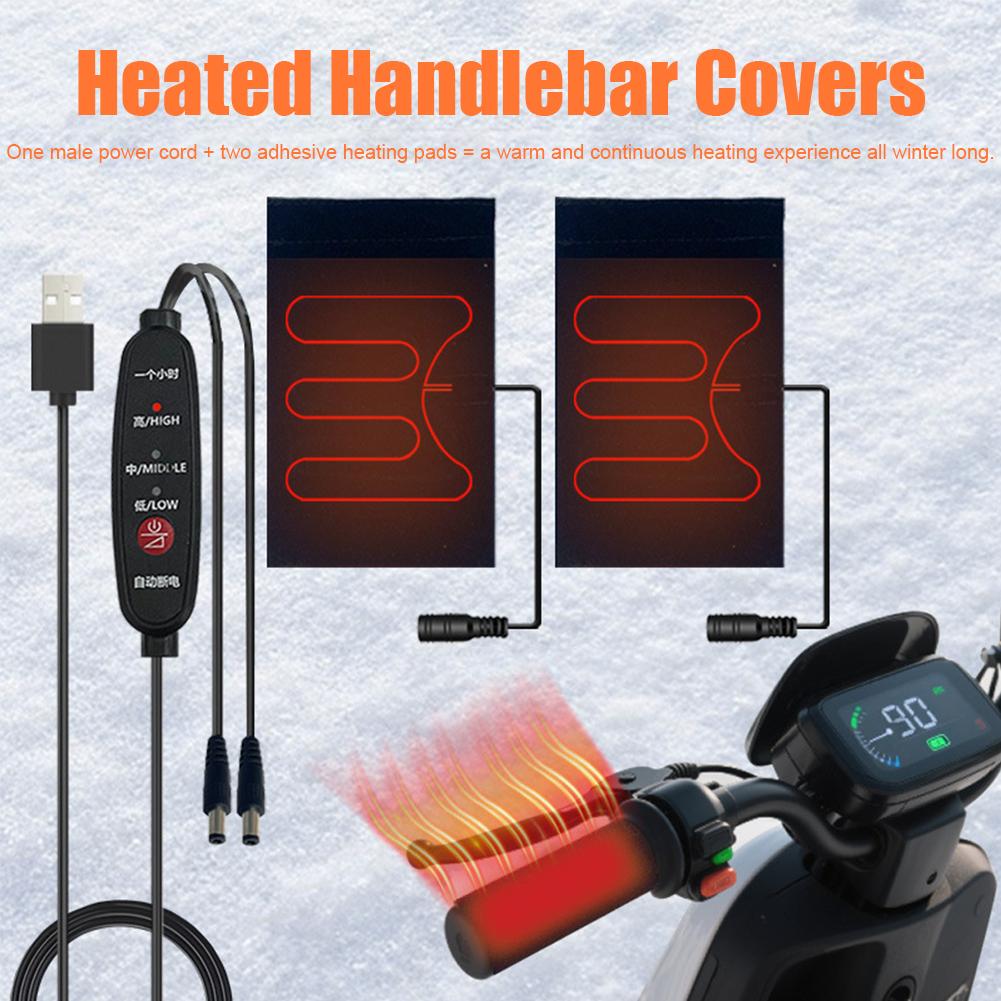 3-level USB heated handlebar g - Handlebar Grip Heated recension och pris
