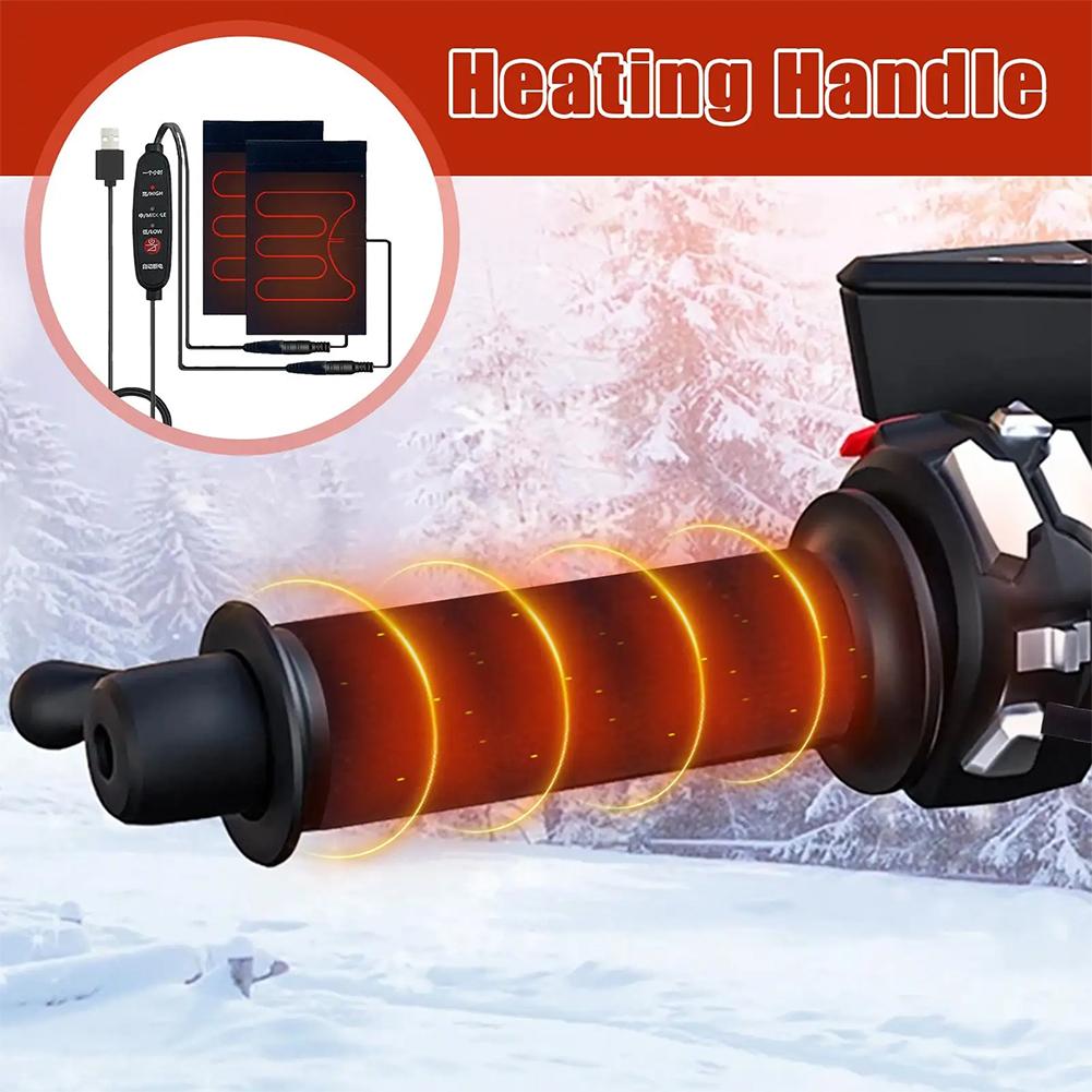 3-level USB heated handlebar g - Handlebar Grip Heated recension och pris