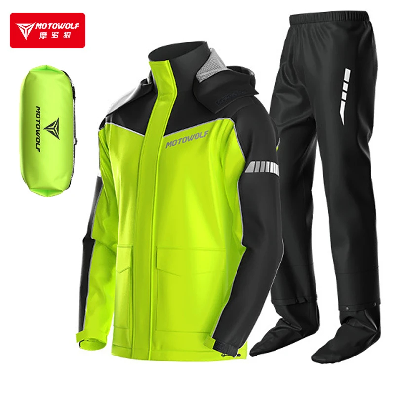 MOTOWOLF Motorcycle Raincoat A - Motorcycle Gear Mens recension och pris