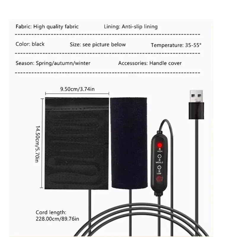 Heated Motorcycle Handlebar Gr - Handlebar Grip Heated recension och pris