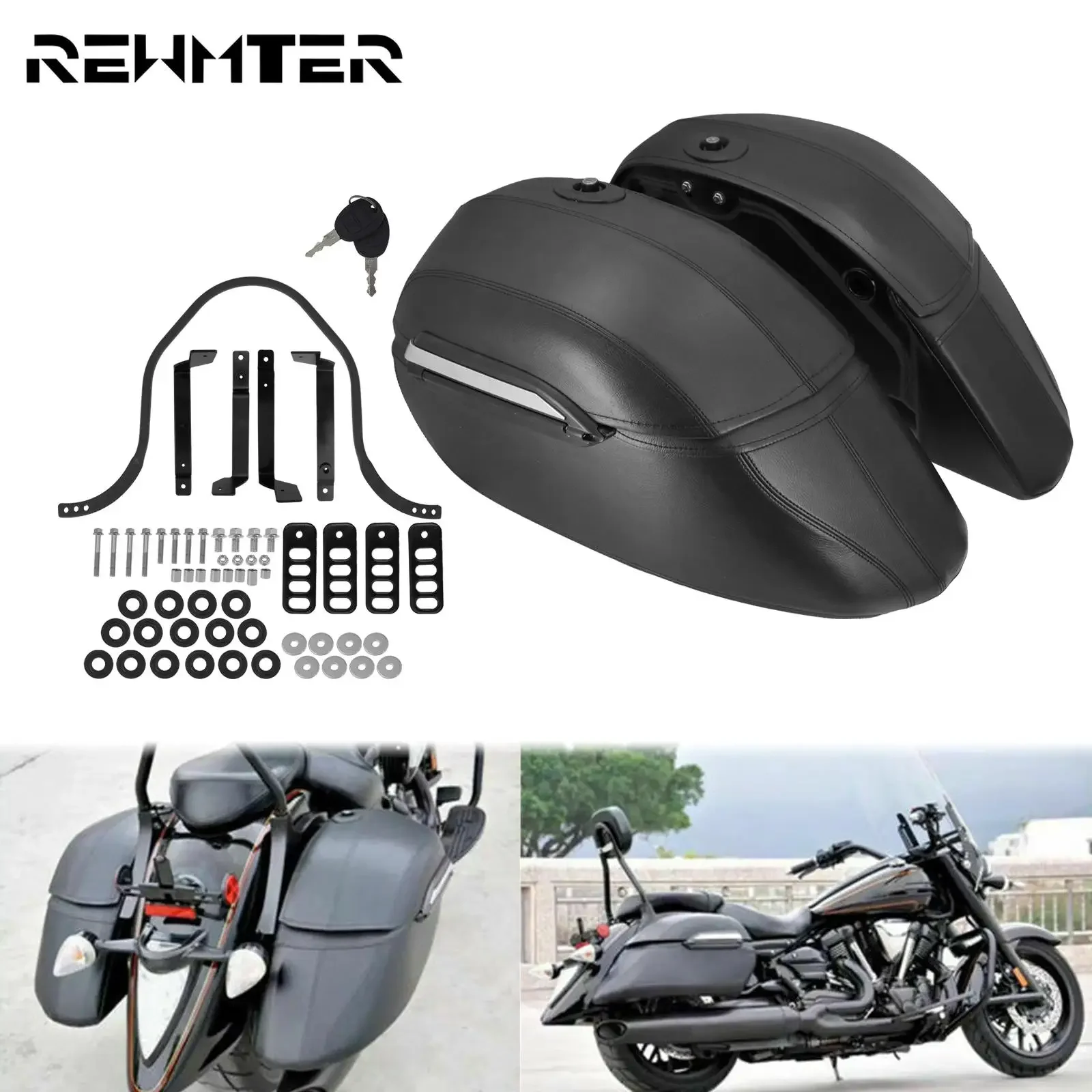 Motorcycle Hard Bags Saddlebag - Motorcycle Gear Backpack recension och pris