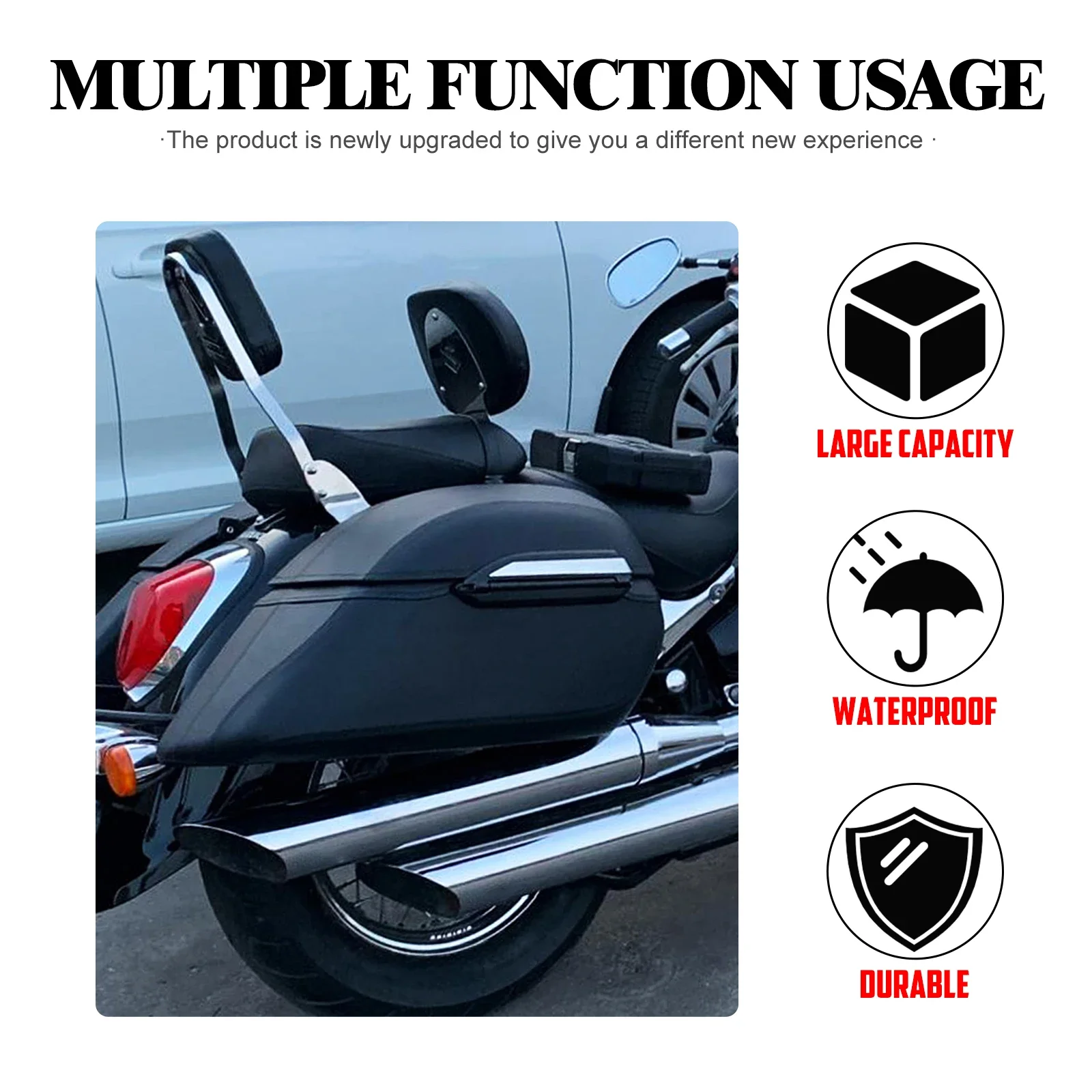 Motorcycle Hard Bags Saddlebag - Motorcycle Gear Backpack recension och pris