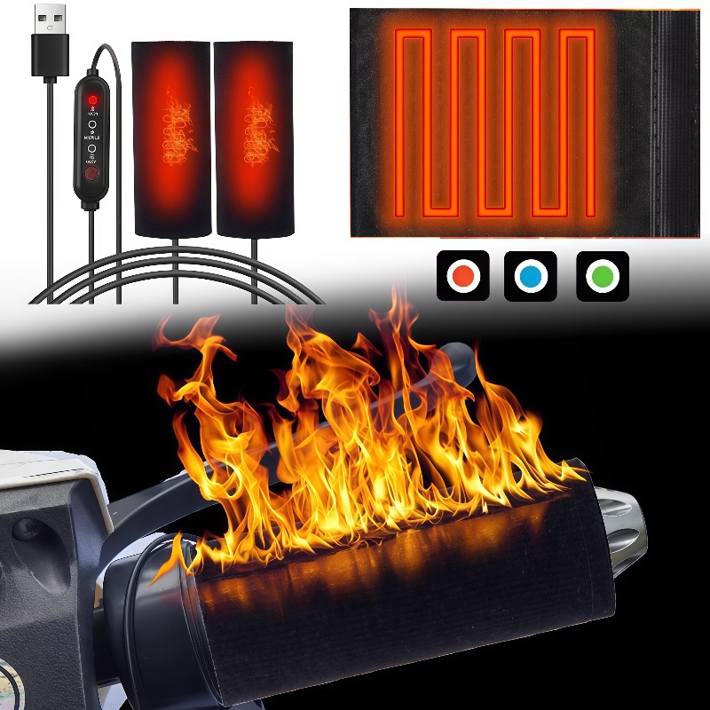 Motorcycle Heated Grips Cover  - Handlebar Grip Heated recension och pris
