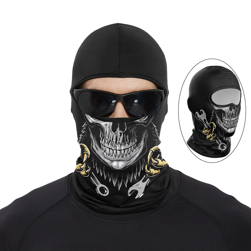 Funny Ape Mouth Skull Balaclav - Motorcycle Gear For Woman recension och pris